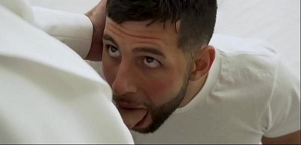  MissionaryBoyz - Bearded Priest Fucks A Rebellious Missionary’s Tight Ass